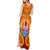 Personalised French Polynesia Tank Maxi Dress Coat Of Arms With Polynesian Plumeria LT14 - Polynesian Pride