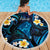 Tokelau Fakaofo Atoll Beach Blanket Polynesian Tattoo Plumeria With Map