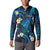 Tokelau Fakaofo Atoll Button Sweatshirt Polynesian Tattoo Plumeria With Map