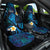 Tokelau Fakaofo Atoll Car Seat Cover Polynesian Tattoo Plumeria With Map