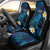 Tokelau Fakaofo Atoll Car Seat Cover Polynesian Tattoo Plumeria With Map