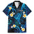 Tokelau Fakaofo Atoll Family Matching Long Sleeve Bodycon Dress and Hawaiian Shirt Polynesian Tattoo Plumeria With Map