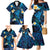 Tokelau Fakaofo Atoll Family Matching Mermaid Dress and Hawaiian Shirt Polynesian Tattoo Plumeria With Map