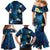 Tokelau Fakaofo Atoll Family Matching Mermaid Dress and Hawaiian Shirt Polynesian Tattoo Plumeria With Map