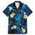 Tokelau Fakaofo Atoll Family Matching Mermaid Dress and Hawaiian Shirt Polynesian Tattoo Plumeria With Map