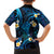 Tokelau Fakaofo Atoll Family Matching Off Shoulder Short Dress and Hawaiian Shirt Polynesian Tattoo Plumeria With Map