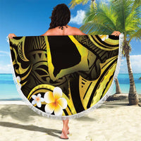 Tokelau Atafu Atoll Beach Blanket Polynesian Tattoo Plumeria With Map LT14 - Polynesian Pride