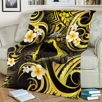 Tokelau Atafu Atoll Blanket Polynesian Tattoo Plumeria With Map LT14 - Polynesian Pride