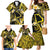 Tokelau Atafu Atoll Family Matching Mermaid Dress and Hawaiian Shirt Polynesian Tattoo Plumeria With Map