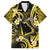 Tokelau Atafu Atoll Family Matching Short Sleeve Bodycon Dress and Hawaiian Shirt Polynesian Tattoo Plumeria With Map