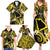 Tokelau Atafu Atoll Family Matching Summer Maxi Dress and Hawaiian Shirt Polynesian Tattoo Plumeria With Map