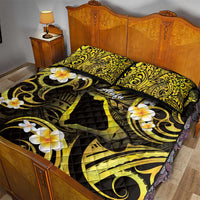 Tokelau Atafu Atoll Quilt Bed Set Polynesian Tattoo Plumeria With Map LT14 - Polynesian Pride