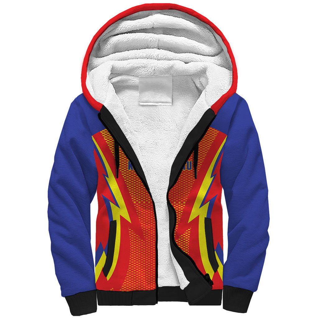 Namosi Fiji 2026 Rugby Custom Sherpa Hoodie Kwaca Na Vatu LT14 Unisex Red - Polynesian Pride