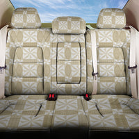 Beige Ngatu Pattern Malo e Lelei Tonga Back Car Seat Cover