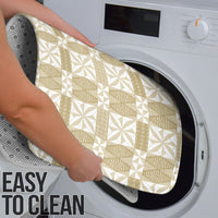 Beige Ngatu Pattern Malo e Lelei Tonga Bathroom Set