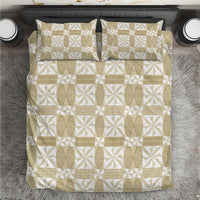 Beige Ngatu Pattern Malo e Lelei Tonga Bedding Set