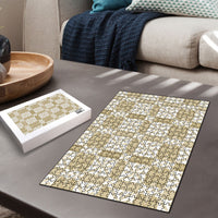 Beige Ngatu Pattern Malo e Lelei Tonga Puzzle