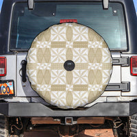 Beige Ngatu Pattern Malo e Lelei Tonga Spare Tire Cover