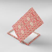 Red Ngatu Pattern Malo e Lelei Tonga Canvas Wall Art
