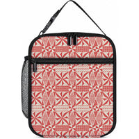Red Ngatu Pattern Malo e Lelei Tonga Lunch Bag