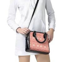 Red Ngatu Pattern Malo e Lelei Tonga Shoulder Handbag
