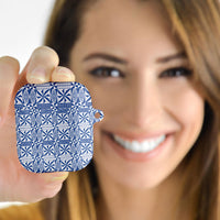 Blue Ngatu Pattern Malo e Lelei Tonga AirPods Case