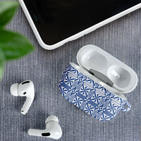 Blue Ngatu Pattern Malo e Lelei Tonga AirPods Case
