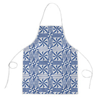 Blue Ngatu Pattern Malo e Lelei Tonga Apron