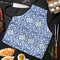 Blue Ngatu Pattern Malo e Lelei Tonga Apron