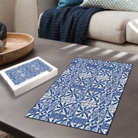 Blue Ngatu Pattern Malo e Lelei Tonga Puzzle