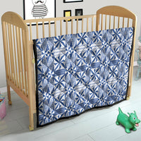 Blue Ngatu Pattern Malo e Lelei Tonga Quilt