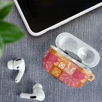 Aloha Hawaii Quilt Floral Patchwork Style AirPods Case