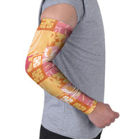 Aloha Hawaii Quilt Floral Patchwork Style Arm Sleeves
