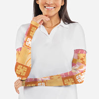 Aloha Hawaii Quilt Floral Patchwork Style Arm Sleeves