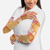 Aloha Hawaii Quilt Floral Patchwork Style Arm Sleeves