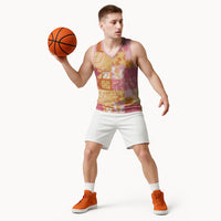 Aloha Hawaii Quilt Floral Patchwork Style Basketball Jersey