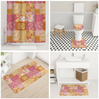 Aloha Hawaii Quilt Floral Patchwork Style Bathroom Set