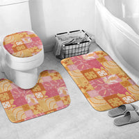 Aloha Hawaii Quilt Floral Patchwork Style Bathroom Set