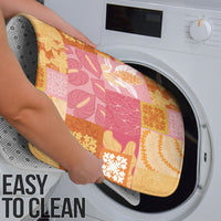 Aloha Hawaii Quilt Floral Patchwork Style Bathroom Set