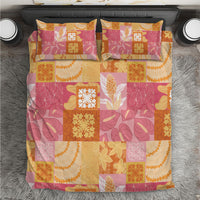 Aloha Hawaii Quilt Floral Patchwork Style Bedding Set
