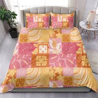 Aloha Hawaii Quilt Floral Patchwork Style Bedding Set