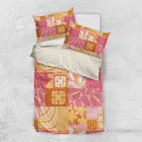 Aloha Hawaii Quilt Floral Patchwork Style Bedding Set