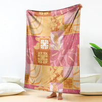 Aloha Hawaii Quilt Floral Patchwork Style Blanket