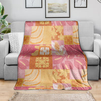 Aloha Hawaii Quilt Floral Patchwork Style Blanket