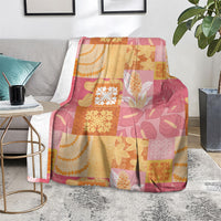 Aloha Hawaii Quilt Floral Patchwork Style Blanket