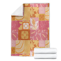 Aloha Hawaii Quilt Floral Patchwork Style Blanket