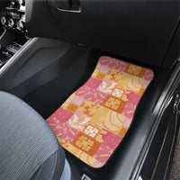Aloha Hawaii Quilt Floral Patchwork Style Car Mats