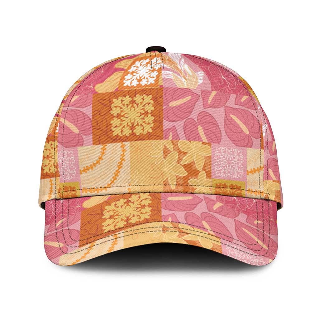 Aloha Hawaii Quilt Floral Patchwork Style Classic Cap