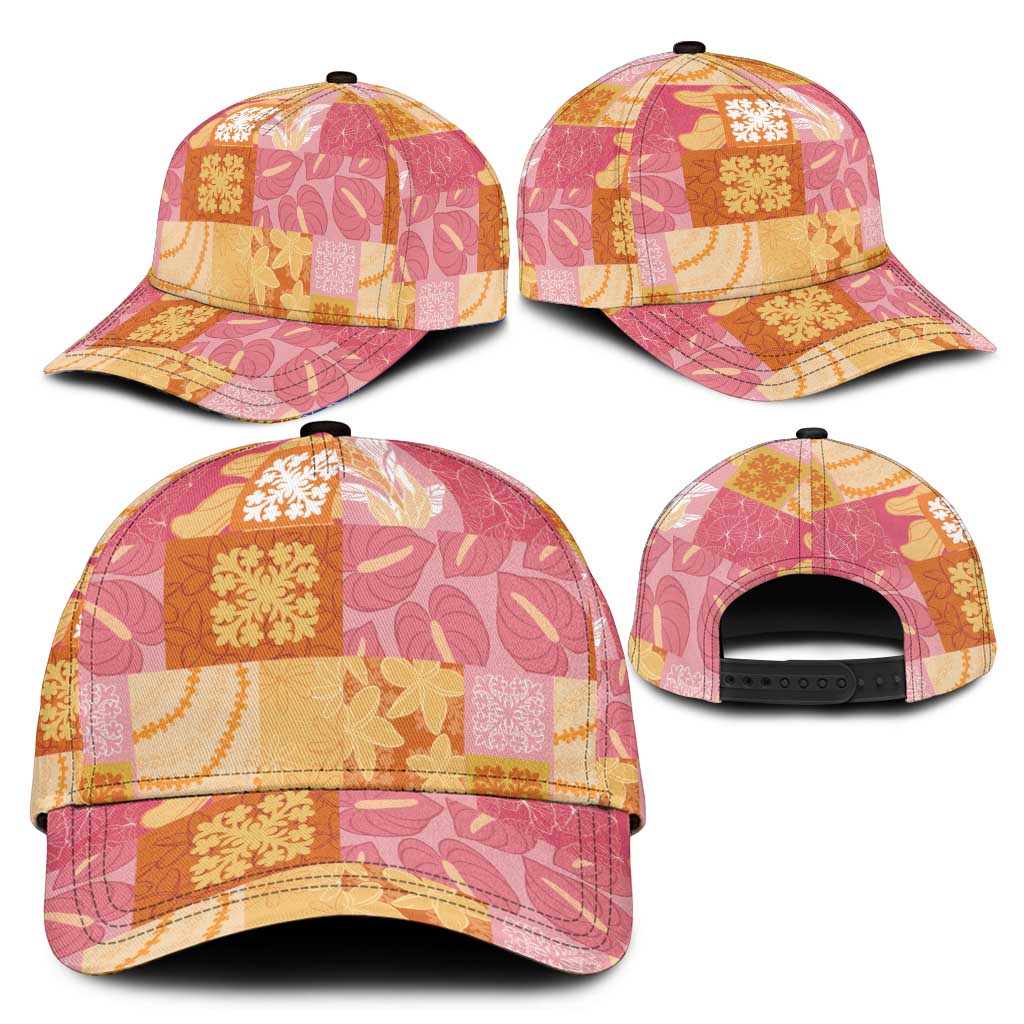Aloha Hawaii Quilt Floral Patchwork Style Classic Cap