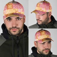 Aloha Hawaii Quilt Floral Patchwork Style Classic Cap